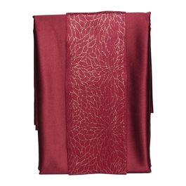 Toalha De Mesa Retangular - Vinho / Ouro