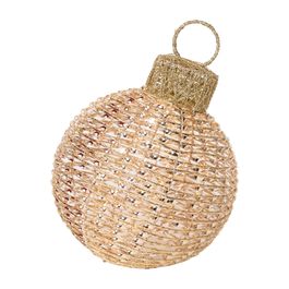 Bola Decorativa Com Led Ouro