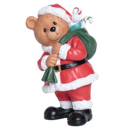 Urso Decorativo Com Gorro - Colorido