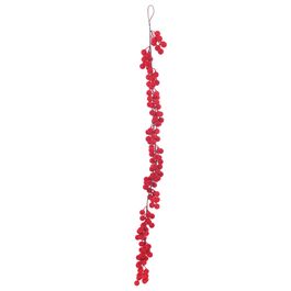Galho Decorativo Longo Vermelho