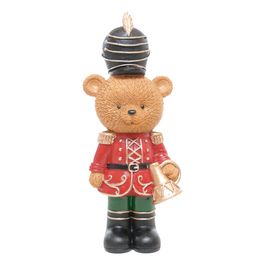 Urso Decorativo Soldado De Chumbo - Ouro