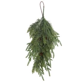 Galho Decorativo Grande Verde / Marrom
