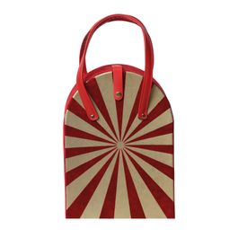 Bolsa Espiral Vermelho / Ouro