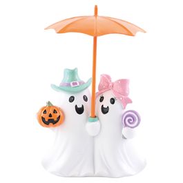 Enfeite Decorativo Casal Fantasma Guarda-Chuva
