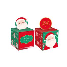 Caixa Pop Up Surpresa Do Noel Vermelho
