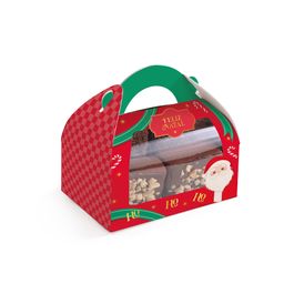 Maleta Redonda Com Visor Surpresa Do Noel Vermelho