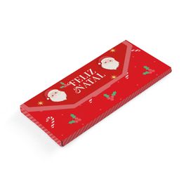 Doce Cartinha Para Barras De Chocolate Surpresa Do Noel Vermelho