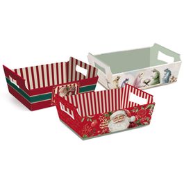 Cesta de Cartão Natal Sortido Colorido