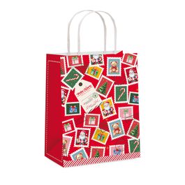 Sacola De Papel Cartinhas Vermelho