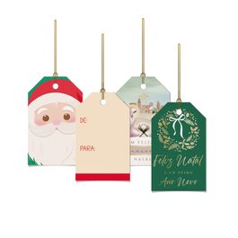 Tag De / Para Natal - Sortido Colorido