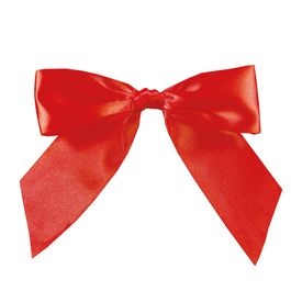 Laço Perfeito Com Adesivo Liso Vermelho