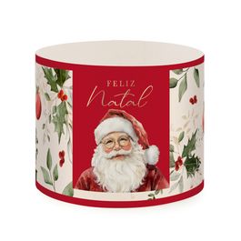 Cinta Para Panetone Natal Afetivo Vermelho