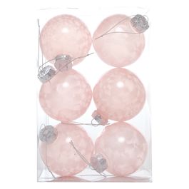 Enfeite Bola Perolada - Rosa