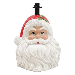 Base Para Arvore De Natal Noel - Branco / Vermelho