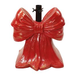 Base Para Arvore De Natal Laço - Vermelho