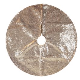 Saia De Arvore Tecido - Ouro / Branco