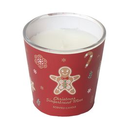 Vela Aromatica Vermelho Framboesa / Marrom Claro / Branco
