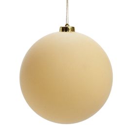 Enfeite Bola Lisa Creme