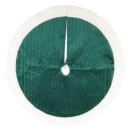 Saia De Arvore Tecido - Verde / Branco