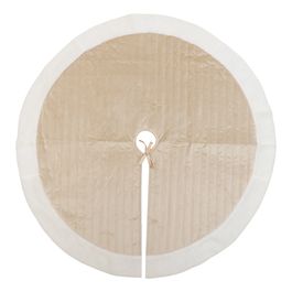 Saia De Arvore Tecido - Creme / Branco