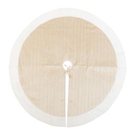 Saia De Arvore Tecido - Creme / Branco