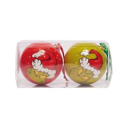 Enfeite Bola Grinch - Verde / Vermelho