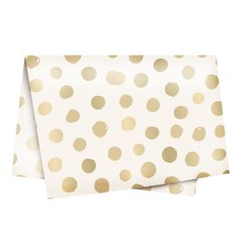 Papel Seda Big Ball Branco / Ouro
