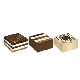 Caixa Divertida Para Brigadeiros Tons De Chocolate Sortido Colorido