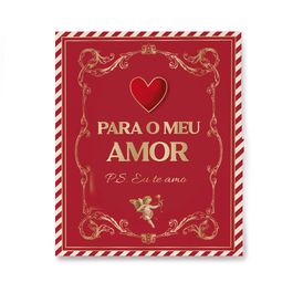 Cartão Para Biscoito História De Amor