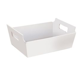 Cesta de Cartão Liso Branco