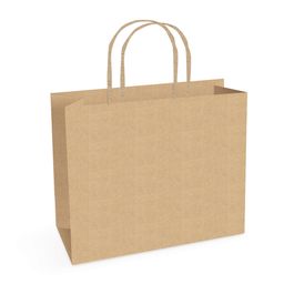 Sacola de Papel Horizontal Kraft Pardo
