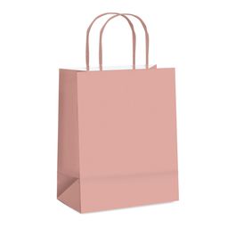 Sacola De Papel Liso Rose Gold