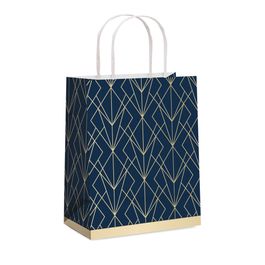 Sacola De Papel Stil Azul