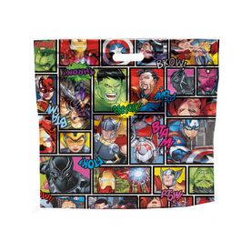 Sacola Laminada Com Ziper Marvel Hq
