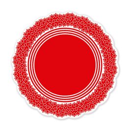 Poli Redondo Isabelli Vermelho