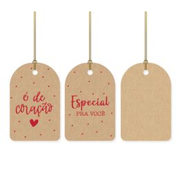 Tag De / Para É De Coração Colorido