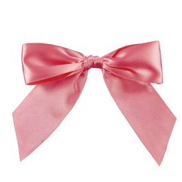 Laço Perfeito Com Adesivo Liso Rosa Chá