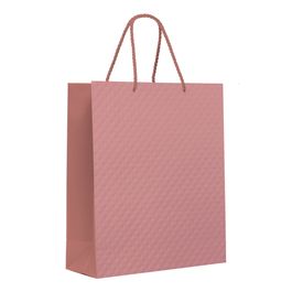 Sacola Premium Acabamento Especial Puffer Rosé