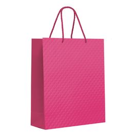 Sacola Premium Acabamento Especial Puffer Rosa