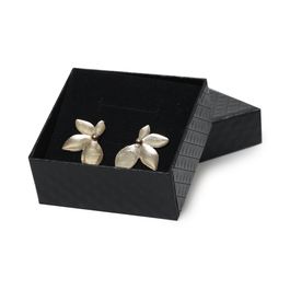 Mini Caixa Rígida Para Jóias Preto Preto