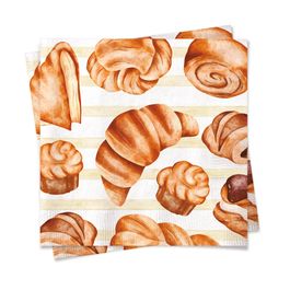 Guardanapo De Papel Croissant Marrom