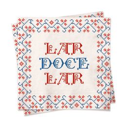 Guardanapo De Papel Lar Doce Lar Vermelho