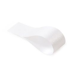 Fita Plástica Glitter Branco