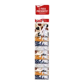 Kit Saco Autosserviço Com Clip Strip Masculina / Liso Sortido Colorido