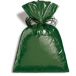 Saco para Presente Metal Liso Dark Green
