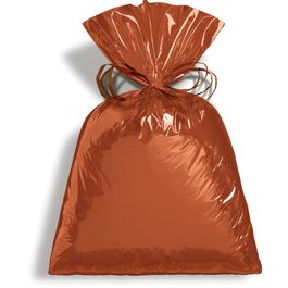 Saco para Presente Metal Liso Terracota