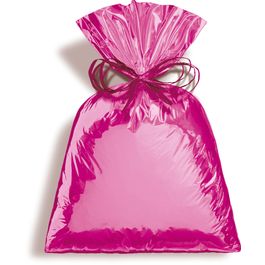 Saco para Presente Metal Liso Pink