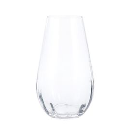 Vaso Vidro Oval Incolor 25cm
