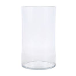 Vaso Plástico Cilíndrico Incolor 25X15cm
