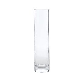 Vaso Vidro Solitario Alongado Incolor 20cm